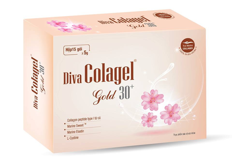 Diva Colagel Gold 30+ Giúp Da Đẹp - Sáng Hồng